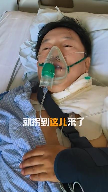 黄渤晒住院治疗视频 提醒骑车勿分心