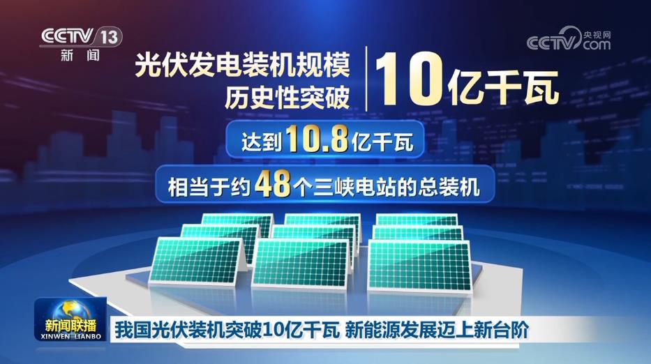 // </p> <p> Последние данные показывают, что в первых пяти месяцев, мои страны. Photovoltaic установленная мощность, годовой рост на 57%. В настоящее время установленная мощность производства фотоэлектрической электроэнергии исторически превышала 1 миллиард киловатт, достигнув 1,08 миллиарда киловатт, что эквивалентно общей установленной мощности около 48 электростанций. </p> <p class = 