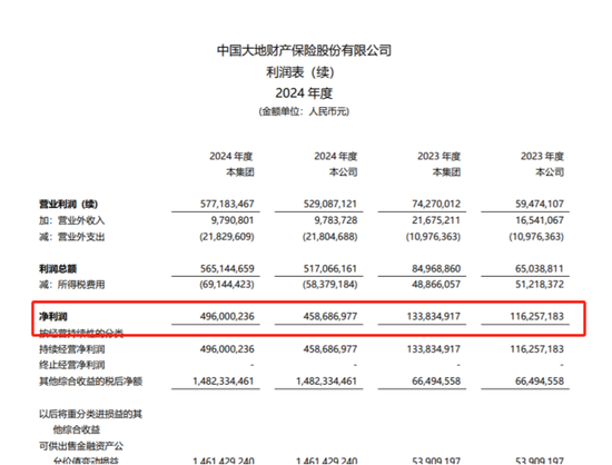 　图源：大地财险2024年年报