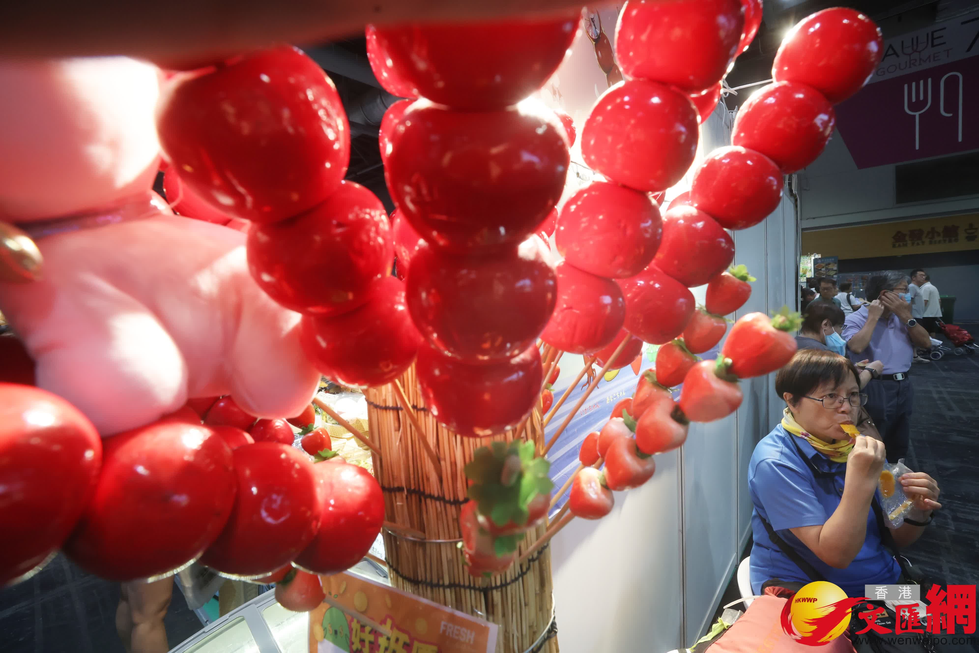 圖為工展會購物節現場。（香港文匯報記者郭木又攝）