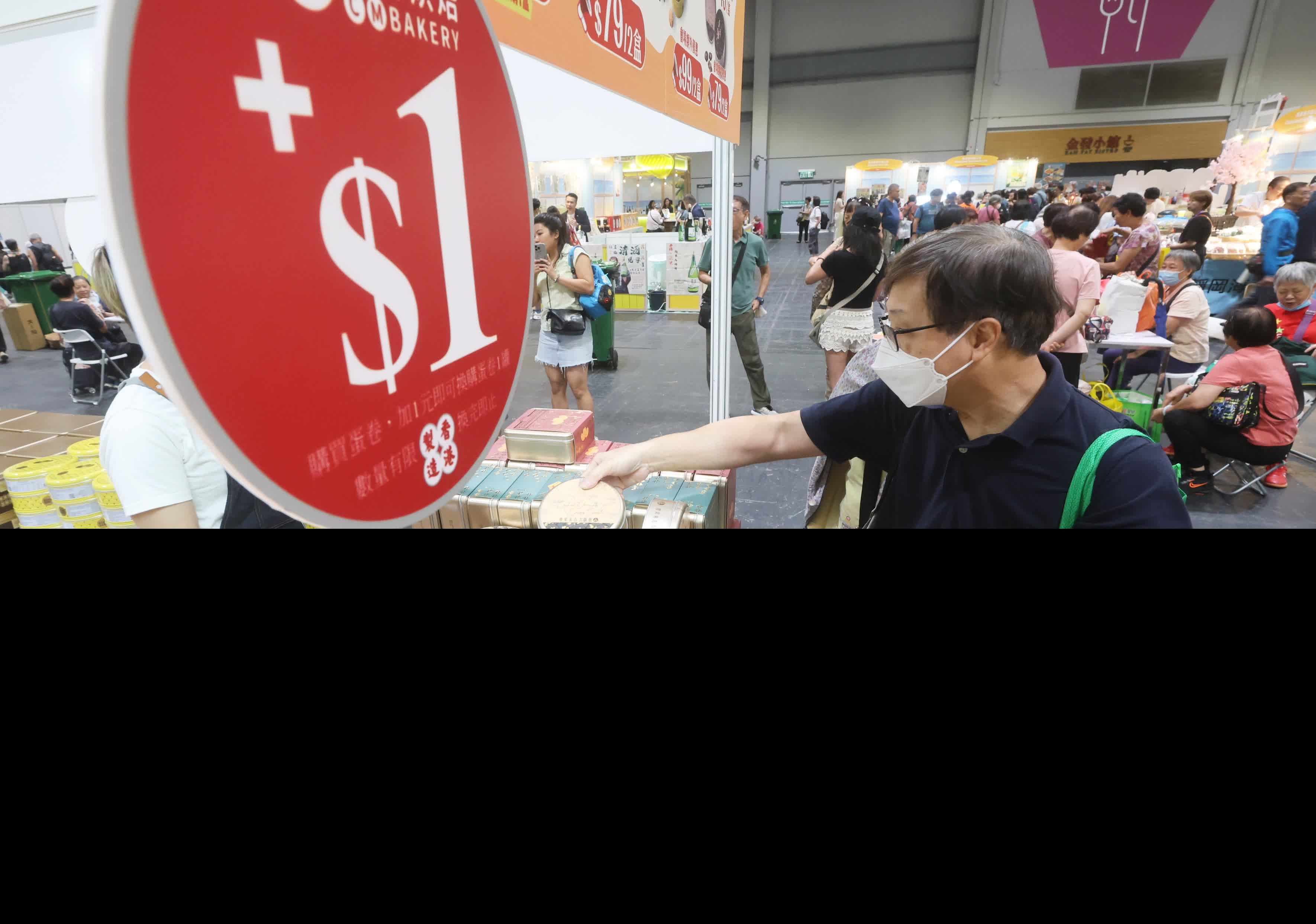 圖為工展會購物節現場。（香港文匯報記者郭木又攝）