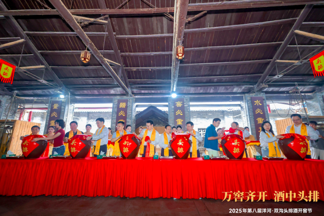 “苏轼”穿越现身2025洋河·双沟开窖节,吟诵《水调歌头·头排几时有》