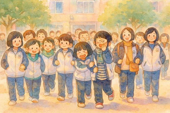 有人刚上初二,有人已经掉队