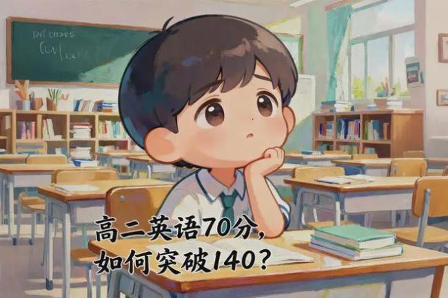 高二英语如何从70分,提高到140?看似不可完成的目标也有攻略