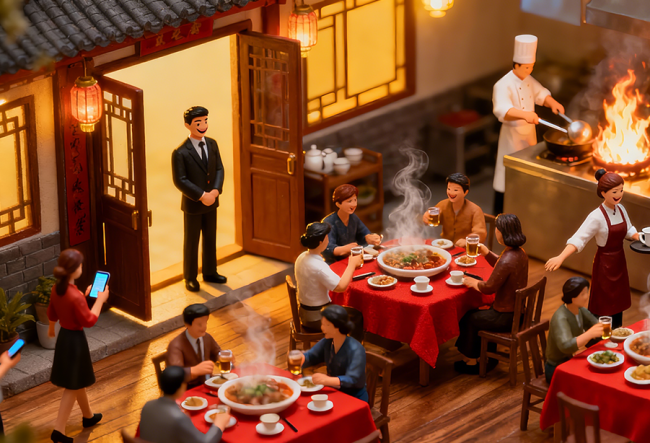 白酒正在补餐饮十年的课