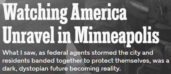 全球媒体聚焦 | 外媒:“美国在明尼阿波利斯分崩离析”_fororder_1
