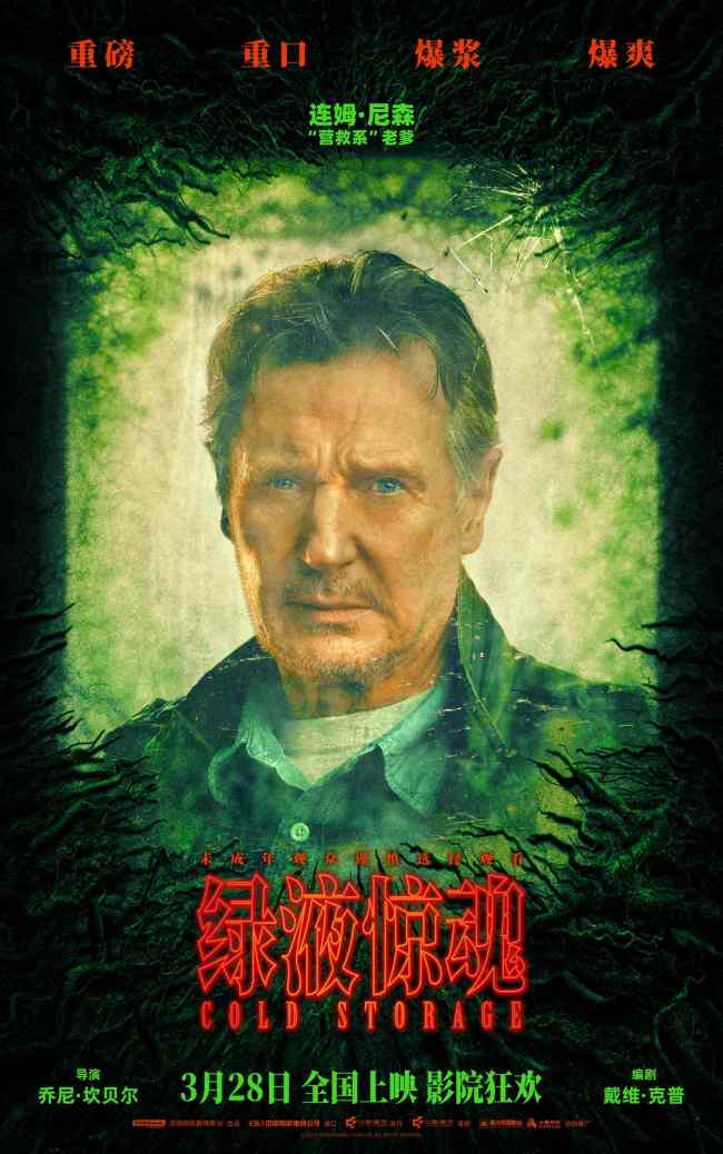惊悚科幻喜剧电影《绿液惊魂》曝角色海报 感染预警变异怪贴脸暴击
