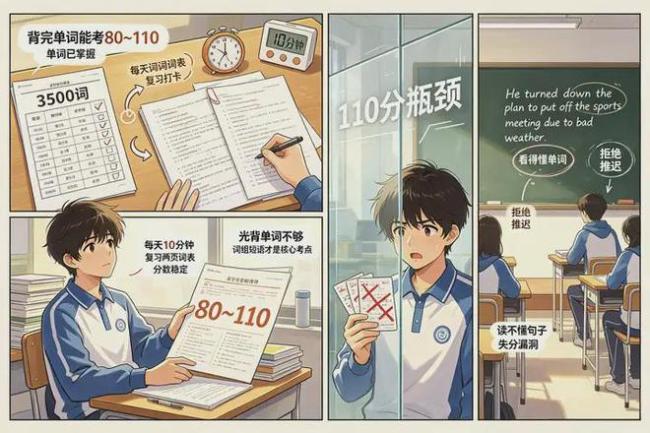 高三英语基础很差只考30分，还有一年高考，应该从哪里开始学？