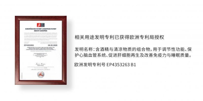 创新技术获欧美专利认证 听花酒为破解“饮酒伤身”难题提供中国方案