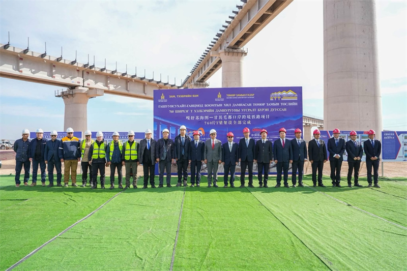 图为现场照片。中国铁建大桥局供图