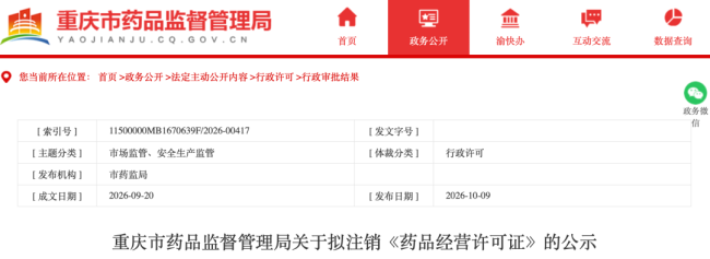 81家门店注销!老牌药商退场