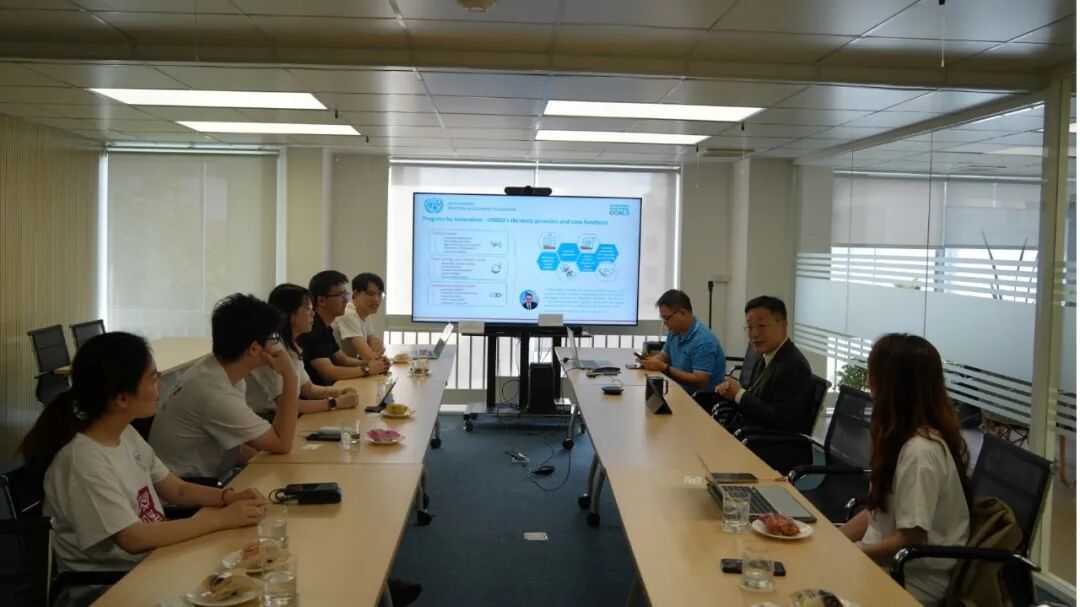 实践团到访联合国工业发展组织曼谷区域办事处。学校供图